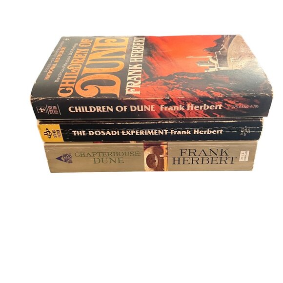 Dune 3 book lot Children of Dune Dosadi Experiment Chapterhouse by Frank Herbert - Picture 1 of 13